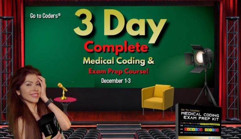 Our 3-Day Medical Coding and Exam Prep Course Is Back!