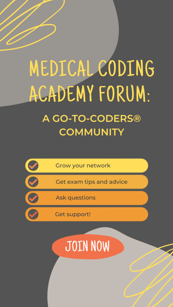 Medical Coding Academy Forum Facebook CTA